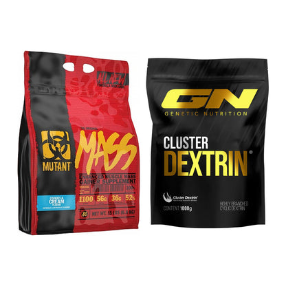Masse-Duo: Mutant Mass + GN Cluster Dextrin – alle enthaltenen Artikel