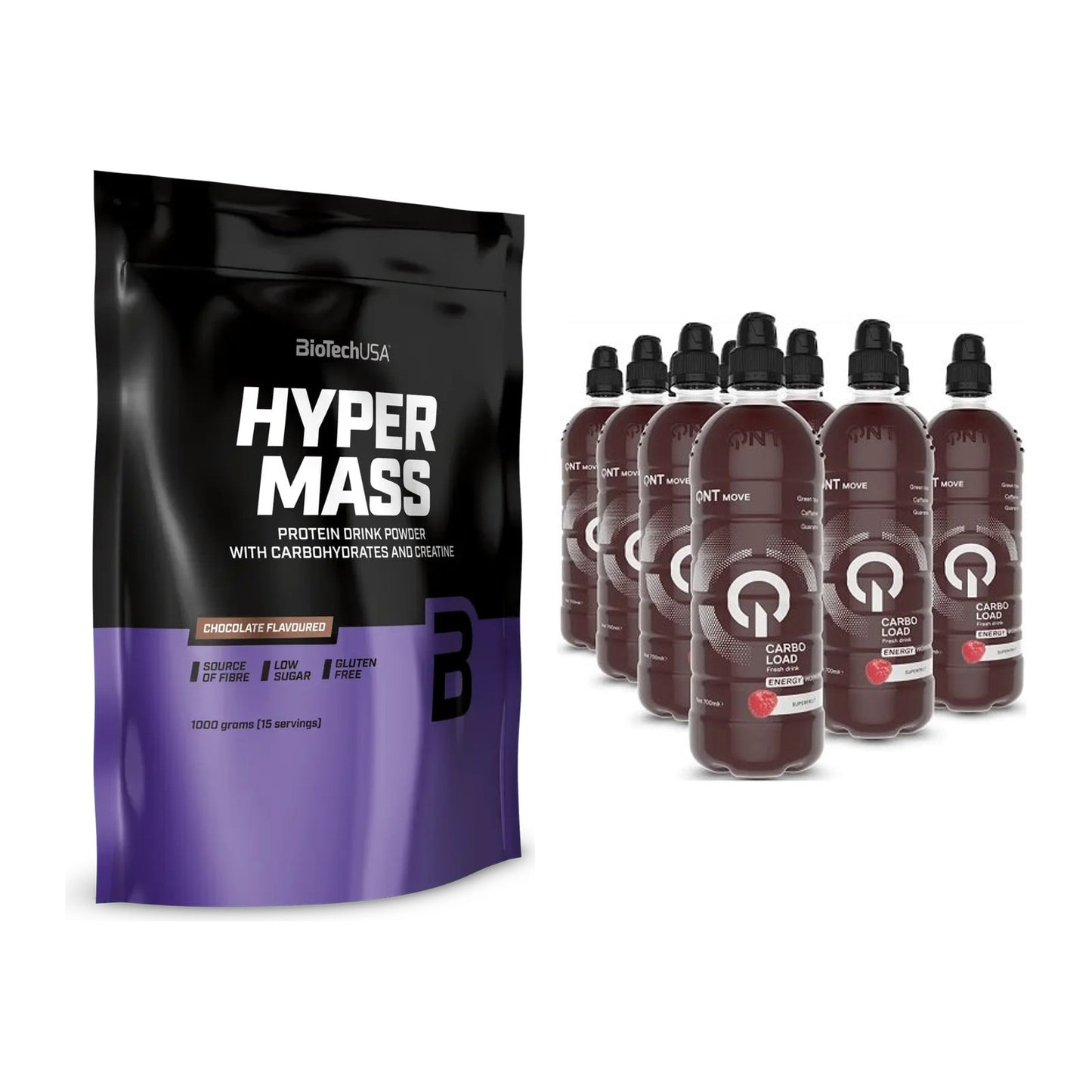 Masse-Duo: BioTech Hyper Mass + QNT Carbo Load – alle enthaltenen Artikel
