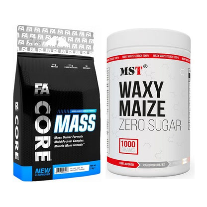Masse-Duo: FA Nutrition Core Mass + MST WAXY MAIZE – alle enthaltenen Artikel
