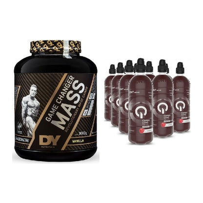 Masse-Duo: DY Nutrition Game Changer + QNT Carbo Load 12x700ml – alle enthaltenen Artikel