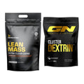 Masse-Duo: Dedicated Lean Mass Gainer 6000g + GN Cluster Dextrin – alle enthaltenen Artikel