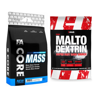 Masse-Duo: FA Nutrition Core Mass + Sinob Maltodextrin – alle enthaltenen Artikel