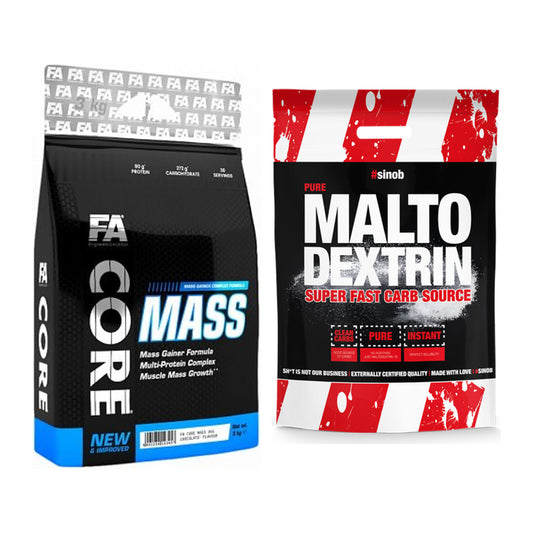 Masse-Duo: FA Nutrition Core Mass + Sinob Maltodextrin – alle enthaltenen Artikel