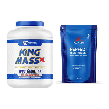 Masse-Duo: Ronie Coleman RCSS King Mass + XXL Nutrition Perfect Rice – alle enthaltenen Artikel