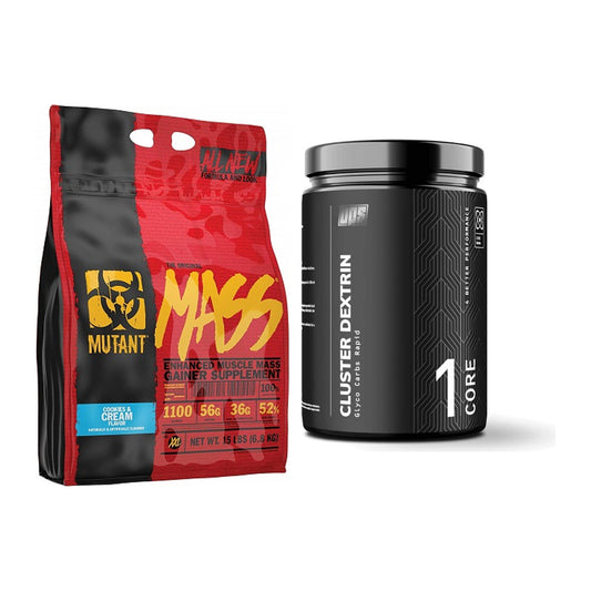 Masse-Duo: Mutant Mass + BPS-Pharma Glyco Carbs Rapid 100% – alle enthaltenen Artikel