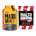 Masse-Duo: Nutrend Mass Gain 2100g (Schoko + Sinob Maltodextrin – alle enthaltenen Artikel