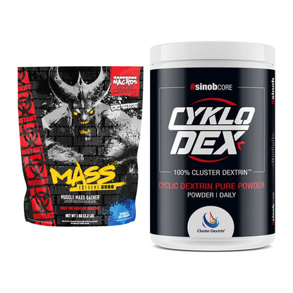 Masse-Duo: Mutant Mass EXTREME 2500 + Sinob Core CykloDex 1kg (Cluster – alle enthaltenen Artikel