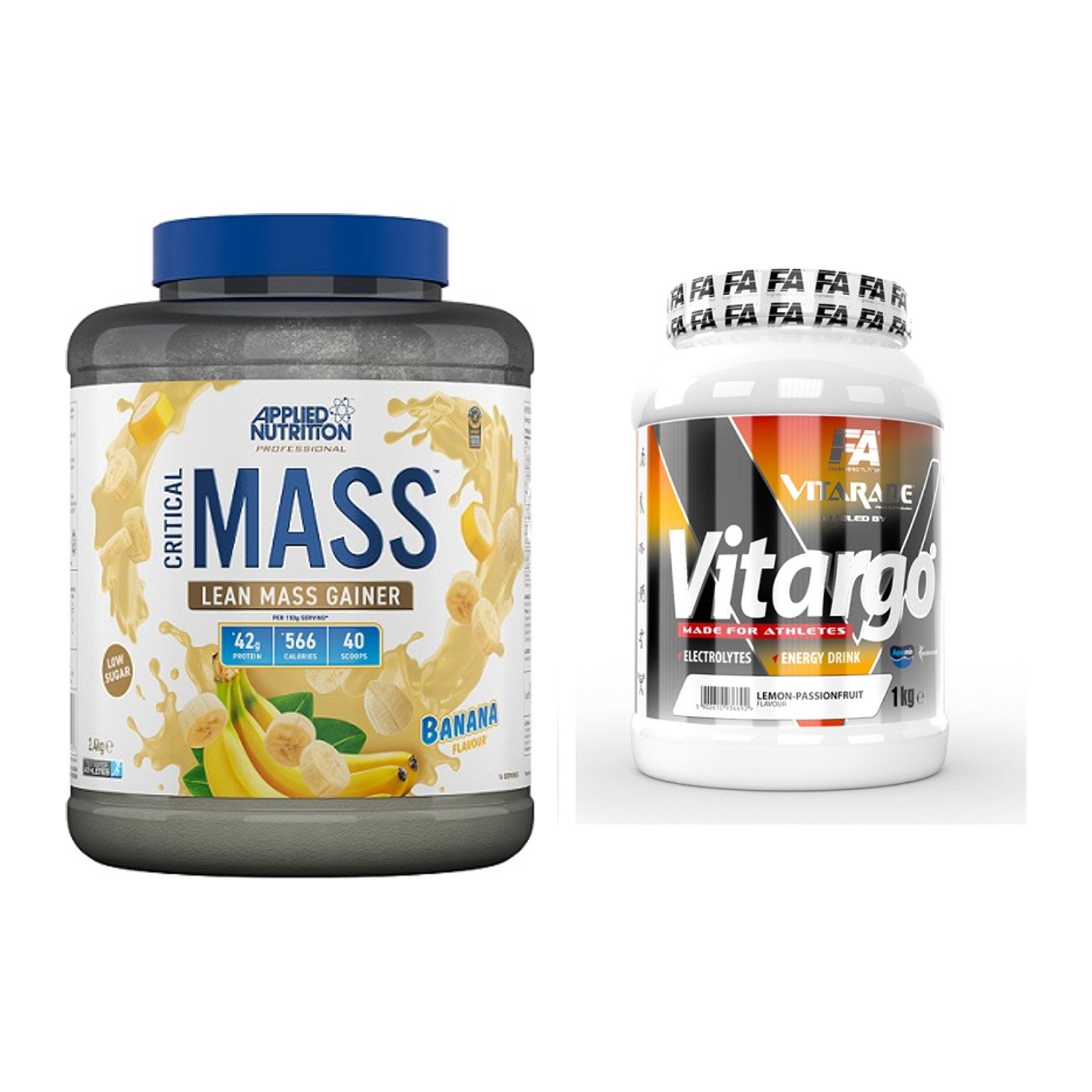 Masse-Duo: Applied Critical Mass Professional + FA Vitarade Vitargo – alle enthaltenen Artikel