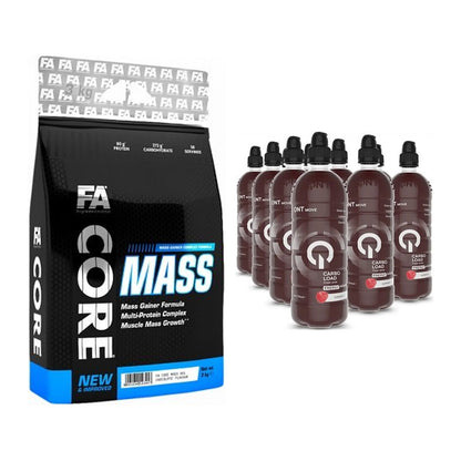Masse-Duo: FA Nutrition Core Mass + QNT Carbo Load – alle enthaltenen Artikel
