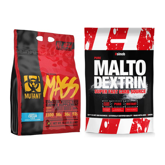 Masse-Duo: Mutant Mass + Sinob Maltodextrin – alle enthaltenen Artikel