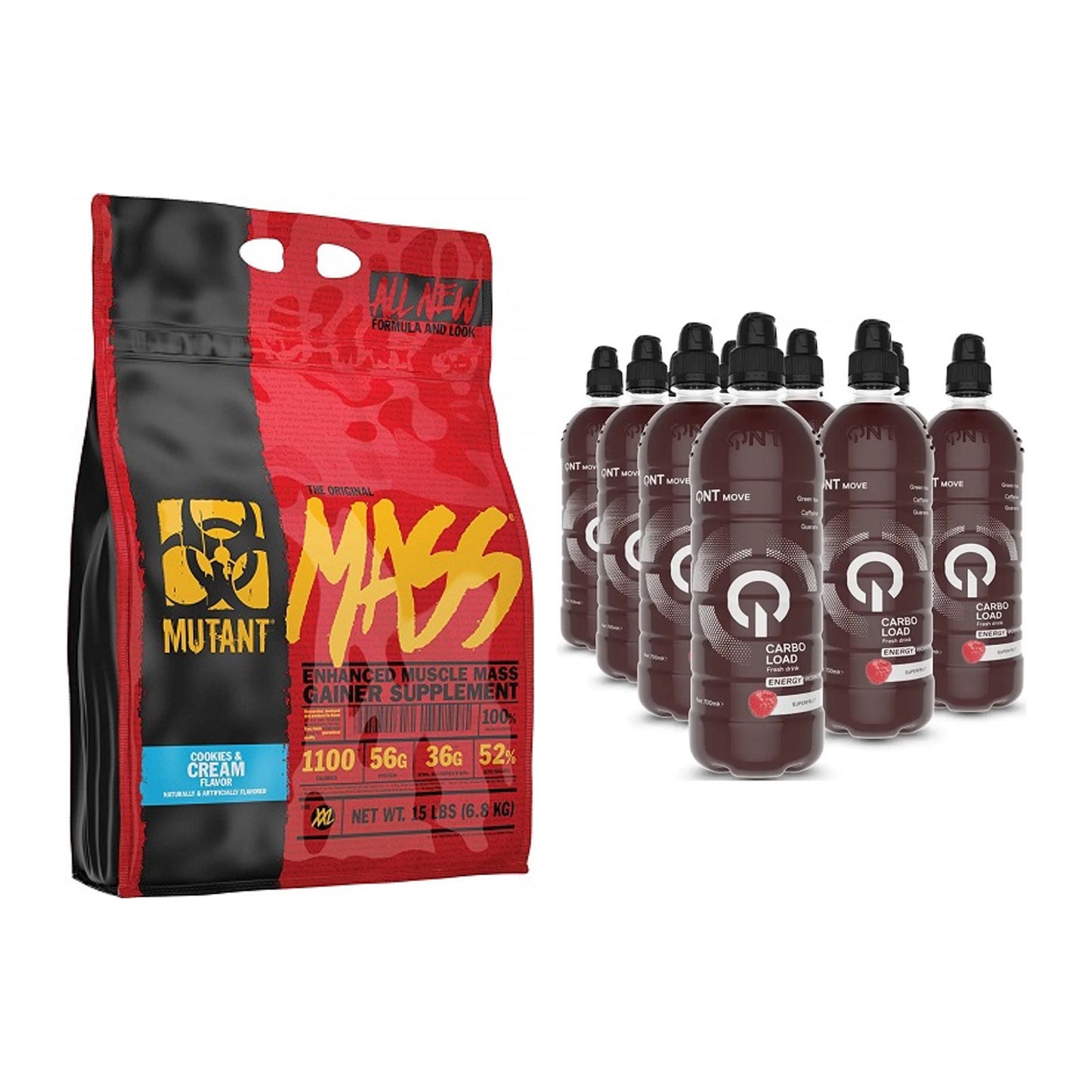 Masse-Duo: Mutant Mass + QNT Carbo Load – alle enthaltenen Artikel
