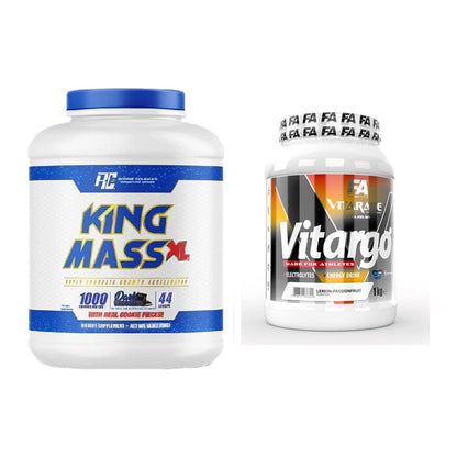 Masse-Duo: Ronie Coleman RCSS King Mass + FA Vitarade Vitargo 1000g – alle enthaltenen Artikel