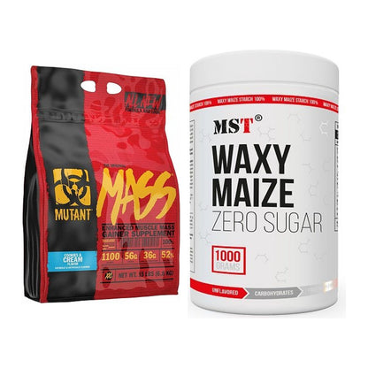 Masse-Duo: Mutant Mass 6,8kg (Cookies + MST WAXY MAIZE – alle enthaltenen Artikel