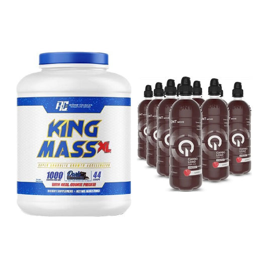 Masse-Duo: Ronie Coleman RCSS King Mass + QNT Carbo Load 12x700ml – alle enthaltenen Artikel