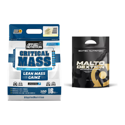 Masse-Duo: Applied Nutrition Critical + Scitec Maltodextrin 2000g – alle enthaltenen Artikel