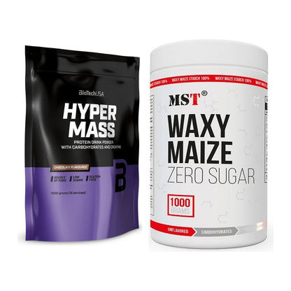 Masse-Duo: BioTech Hyper Mass + MST WAXY MAIZE – alle enthaltenen Artikel