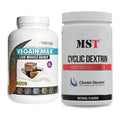 Masse-Duo: ProFuel VEGAIN MAX Gainer 3kg + MST Cluster Dextrin – alle enthaltenen Artikel