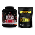 Masse-Duo: MST Best Mass Gainer + GN Cluster Dextrin – alle enthaltenen Artikel