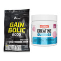 Masseaufbau-Set: Olimp Gain Bolic 6000 + Nutrend Creatine Gummies – alle enthaltenen Artikel