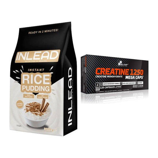 Masseaufbau-Set: INLEAD Instant Rice + Olimp Creatine Mega Caps – alle enthaltenen Artikel