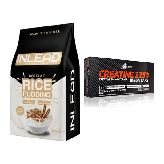 Masseaufbau-Set: INLEAD Instant Rice + Olimp Creatine Mega Caps – alle enthaltenen Artikel