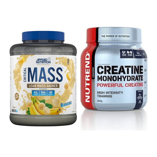 Massebyggesett: Applied Critical Mass + Nutrend Creatine - alle elementer inkludert