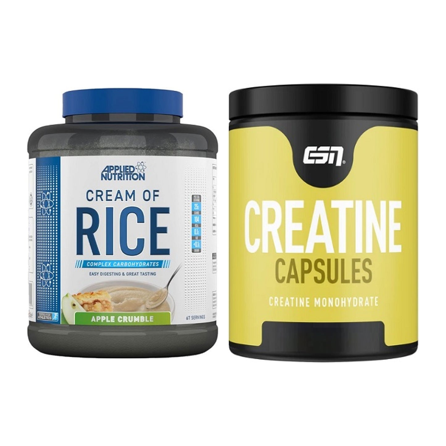 Masseaufbau-Set: Applied Nutrition Cream + ESN Ultrapure Creatine – alle enthaltenen Artikel