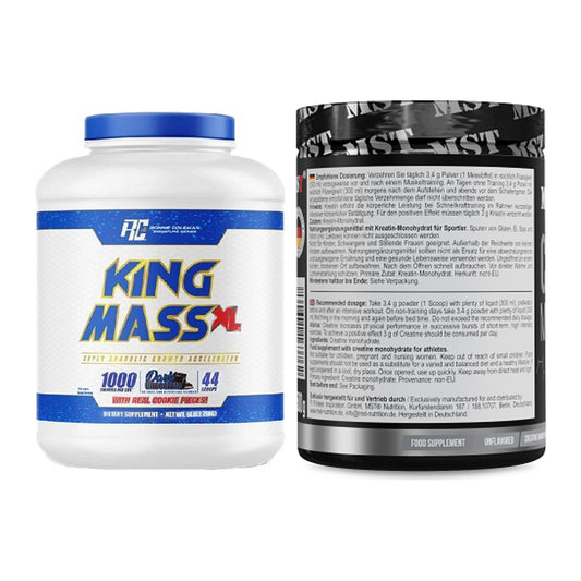 Masseaufbau-Set: Ronie Coleman RCSS King + MST Creatin Monohydrate – alle enthaltenen Artikel