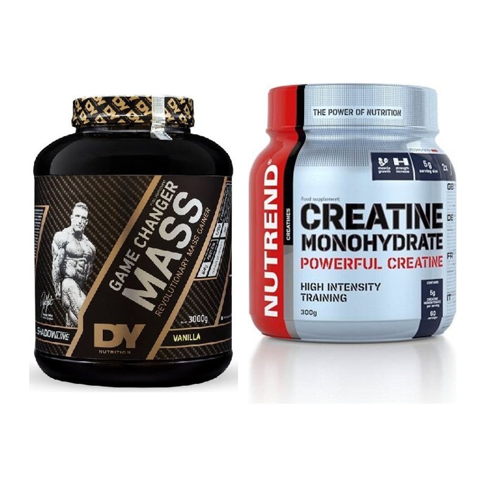 Masseaufbau-Set: DY Nutrition Game Changer + Nutrend Creatine – alle enthaltenen Artikel