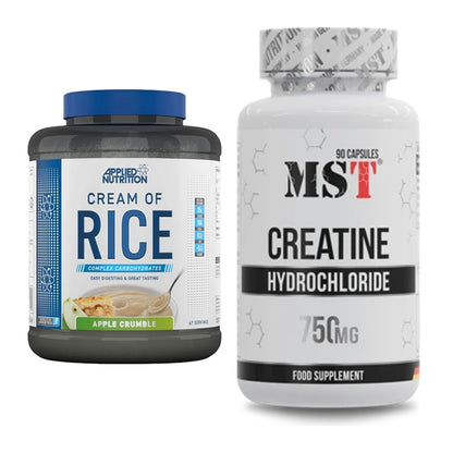 Masseaufbau-Set: Applied Nutrition Cream of Rice + MST Creatin HCL – alle enthaltenen Artikel