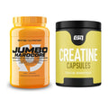Masseaufbau-Set: Scitec Jumbo Hardcore1530g + ESN Ultrapure Creatine – alle enthaltenen Artikel