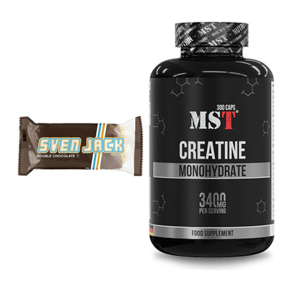 Masseaufbau-Set: Sven Jack (Energycake) + MST Creatine Monohydrate – alle enthaltenen Artikel