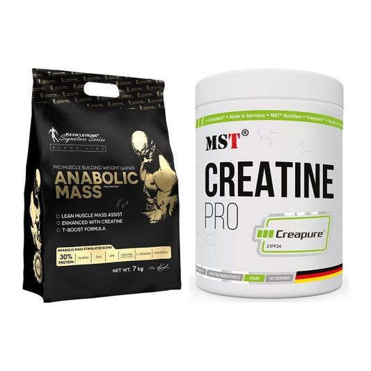 Masseaufbau-Set: Kevin Levrone Anabolic + MST Creatin Pro CREAPURE – alle enthaltenen Artikel
