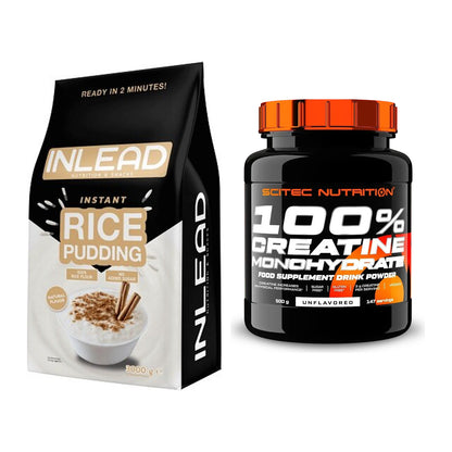 Masseaufbau-Set: INLEAD Instant Rice + Scitec Creatine – alle enthaltenen Artikel