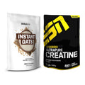 Masseaufbau-Set: BioTech Instant Oats + ESN Ultrapure Creatine – alle enthaltenen Artikel