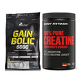 Masseaufbau-Set: Olimp Gain Bolic 6000 1kg + Body Attack 100% Pure – alle enthaltenen Artikel