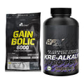 Masseaufbau-Set: Olimp Gain Bolic 6000 + EFX Kre-Alkalyn Nitro PRO – alle enthaltenen Artikel