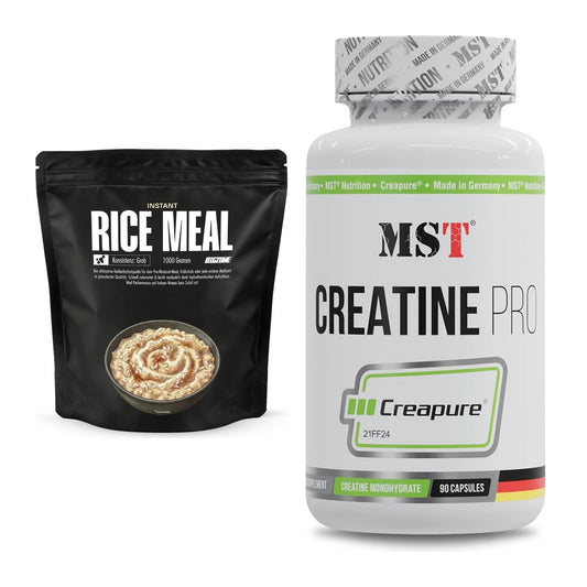 Masseaufbau-Set: Big Zone Instant Rice + MST Creatine Pro CREAPURE – alle enthaltenen Artikel