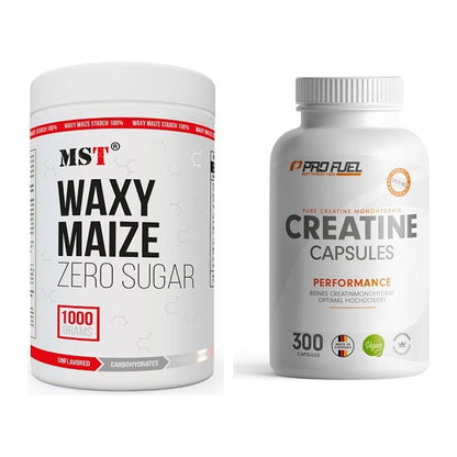 Masseaufbau-Set: MST WAXY MAIZE + ProFuel Creatine Monohydrate – alle enthaltenen Artikel