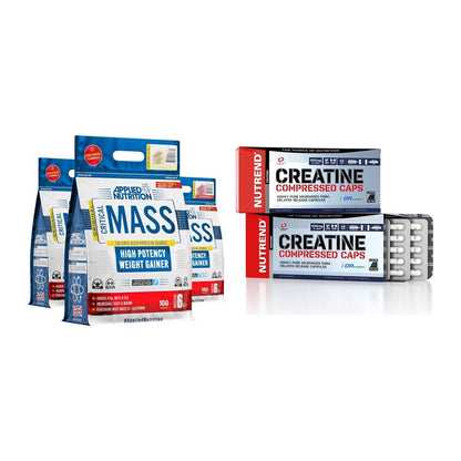 Masseaufbau-Set: Applied Nutrition + Nutrend Creatine – alle enthaltenen Artikel