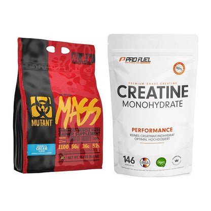 Masseaufbau-Set: Mutant Mass + ProFuel Creatine Monohydrate – alle enthaltenen Artikel
