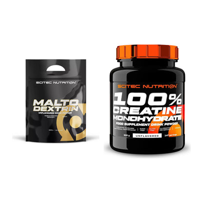 Masseaufbau-Set: Scitec Maltodextrin 2000g + Scitec Creatine – alle enthaltenen Artikel