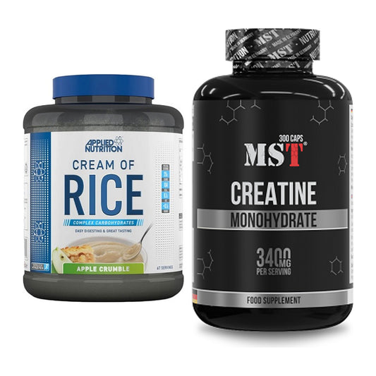 Masseaufbau-Set: Applied Nutrition Cream + MST Creatine Monohydrate – alle enthaltenen Artikel