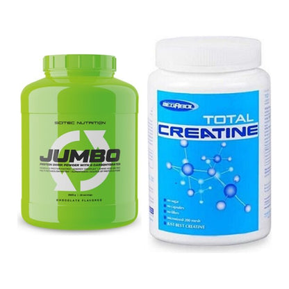 Masseaufbau-Set: Scitec Jumbo + Megabol Total Creatine – alle enthaltenen Artikel