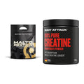 Masseaufbau-Set: Scitec Maltodextrin 2000g + Body Attack 100% Pure – alle enthaltenen Artikel