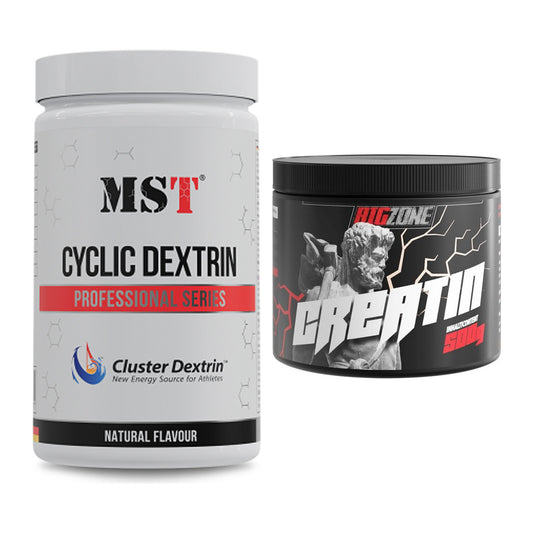 Masseaufbau-Set: MST Cluster Dextrin + Big Zone Creatin – alle enthaltenen Artikel