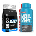 Masseaufbau-Set: FA Nutrition Core Mass + Nutrend Kre-Alkalyn – alle enthaltenen Artikel