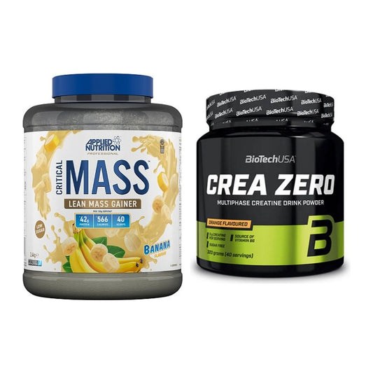 Masseaufbau-Set: Applied Critical Mass + BioTech Crea Zero – alle enthaltenen Artikel