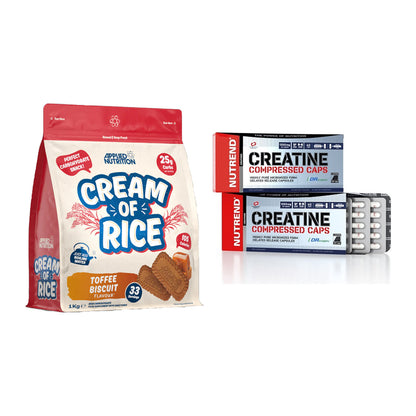 Masseaufbau-Set: Applied Nutrition Cream + Nutrend Creatine – alle enthaltenen Artikel