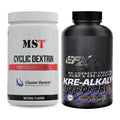 Masseaufbau-Set: MST Cluster Dextrin + EFX Kre-Alkalyn PRO 120 – alle enthaltenen Artikel